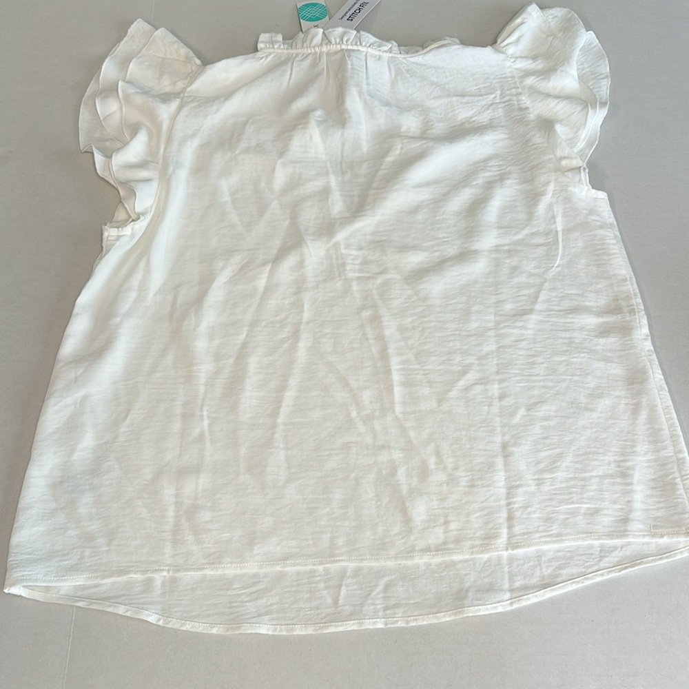 Nine Britton Debbie Flutter Sleeve Blouse - Picture 3 of 3